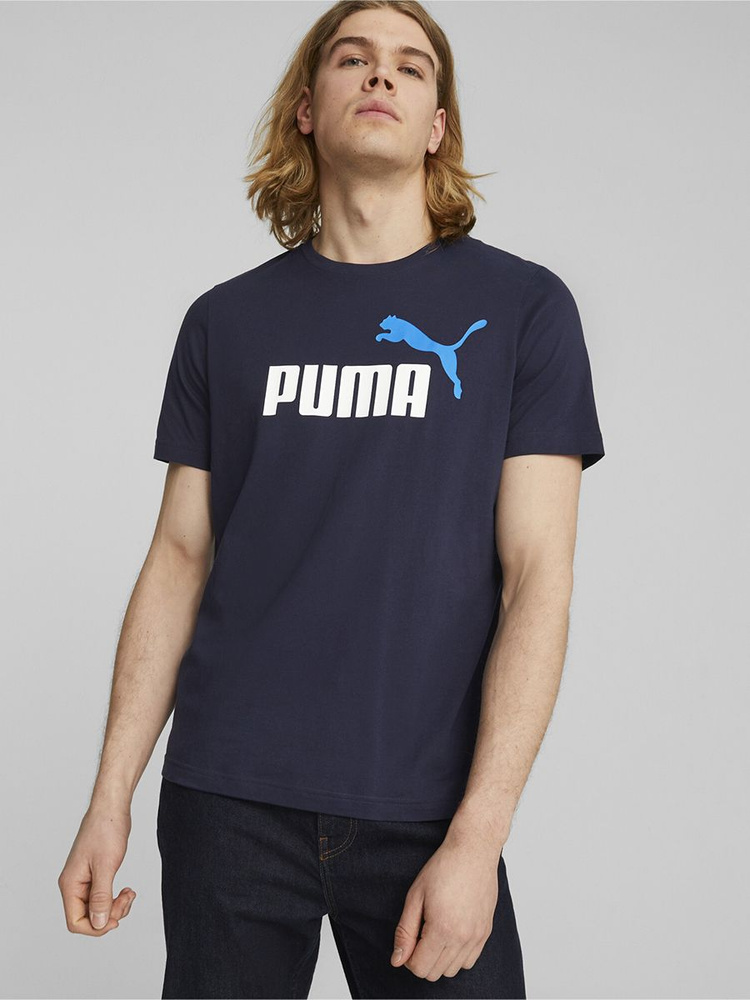 Футболка PUMA ESS+ 2 Col Logo Tee #1