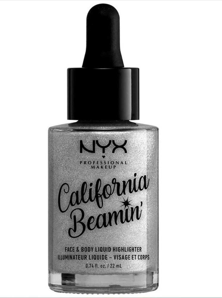NYX professional makeup Хайлайтер California Beamin Face And Body Liquid Highlighter, BOMBSHELL 01  #1