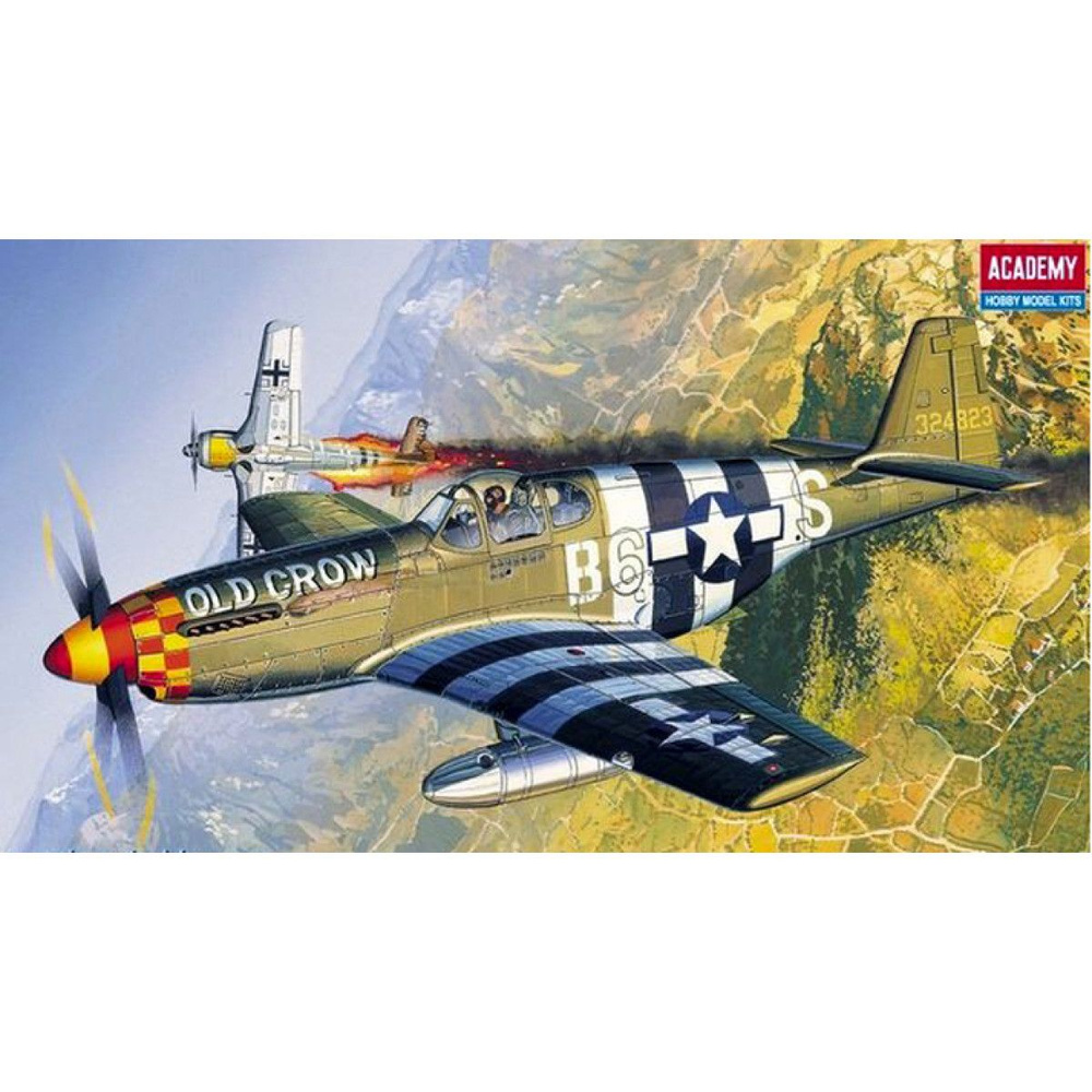 Academy сборная модель 12464 P-51B Mustang 1:72 #1