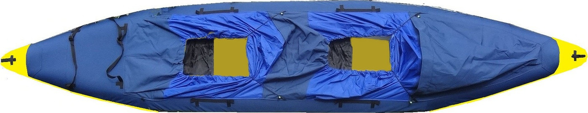 Байдарка Щука-2, сине-желтая - купить по выгодной цене в интернет ...