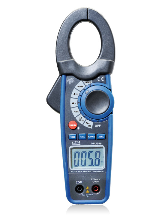 Токоизмерительные клещи с мультиметром и измерителем мощности CEM DT ...