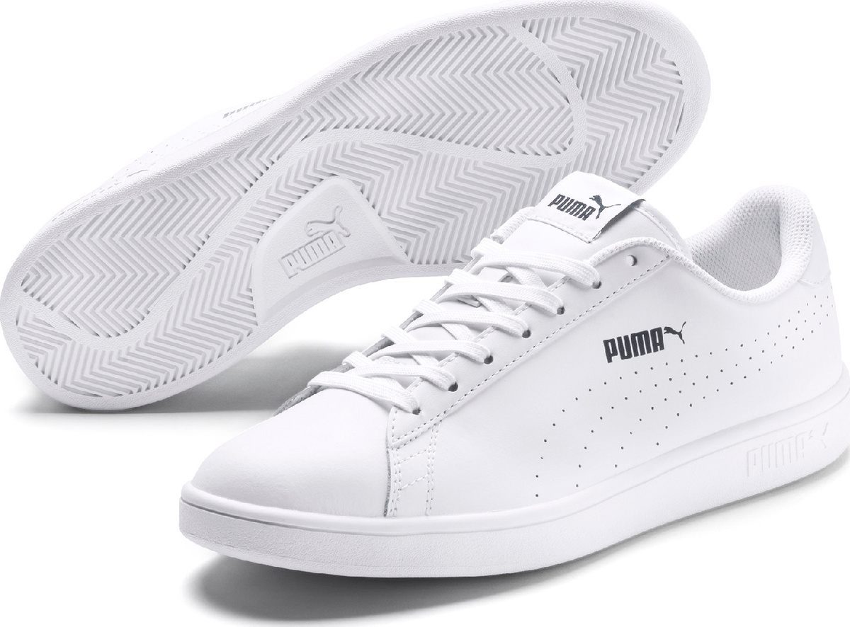 puma smash v2 l sneakers white