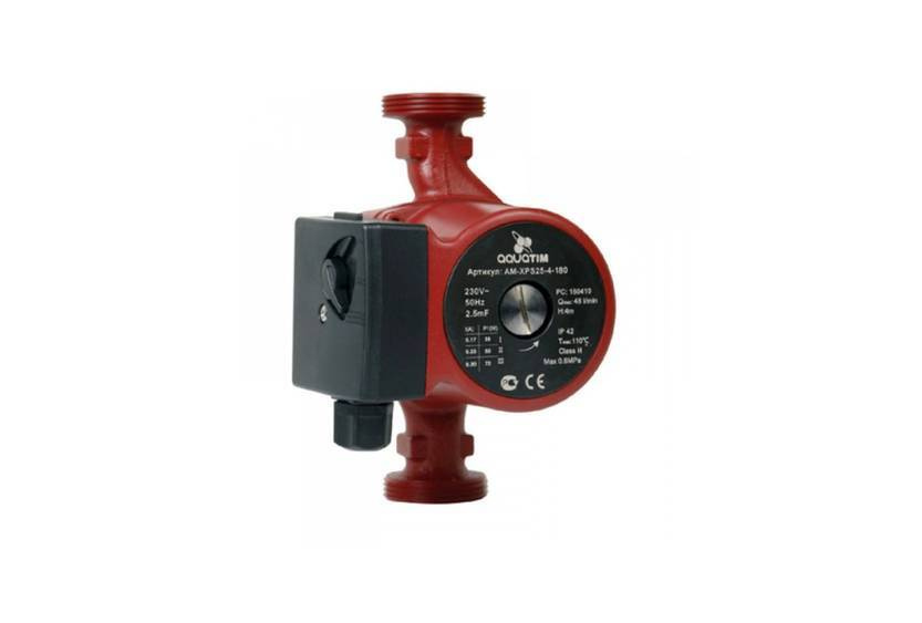 Циркуляционный насос , 25-60- 180мм (с гайками и кабелем) AQUATIM арт ...