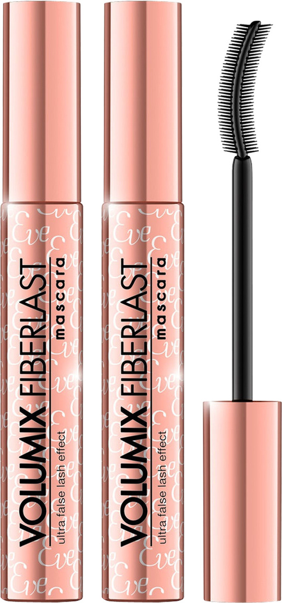 Eveline Cosmetics Тушь для ресниц VOLUMIX FIBERLAST Эффект накладных ...