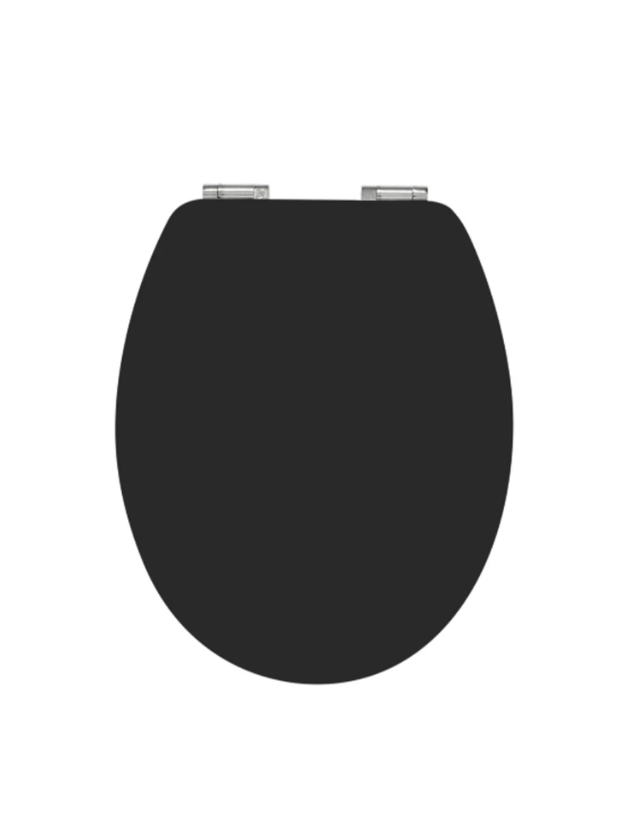 WIRQUIN Сиденье для унитаза "BLACK BAMBOO",плавное закрывание ...