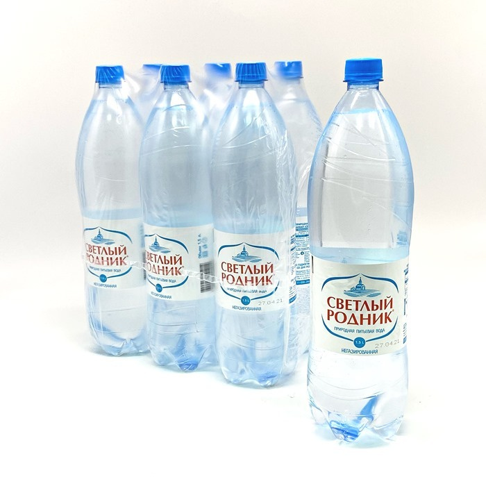 Вода природная питьевая "Светлый родник" 1,5 л негазированная (6 ШТ ...