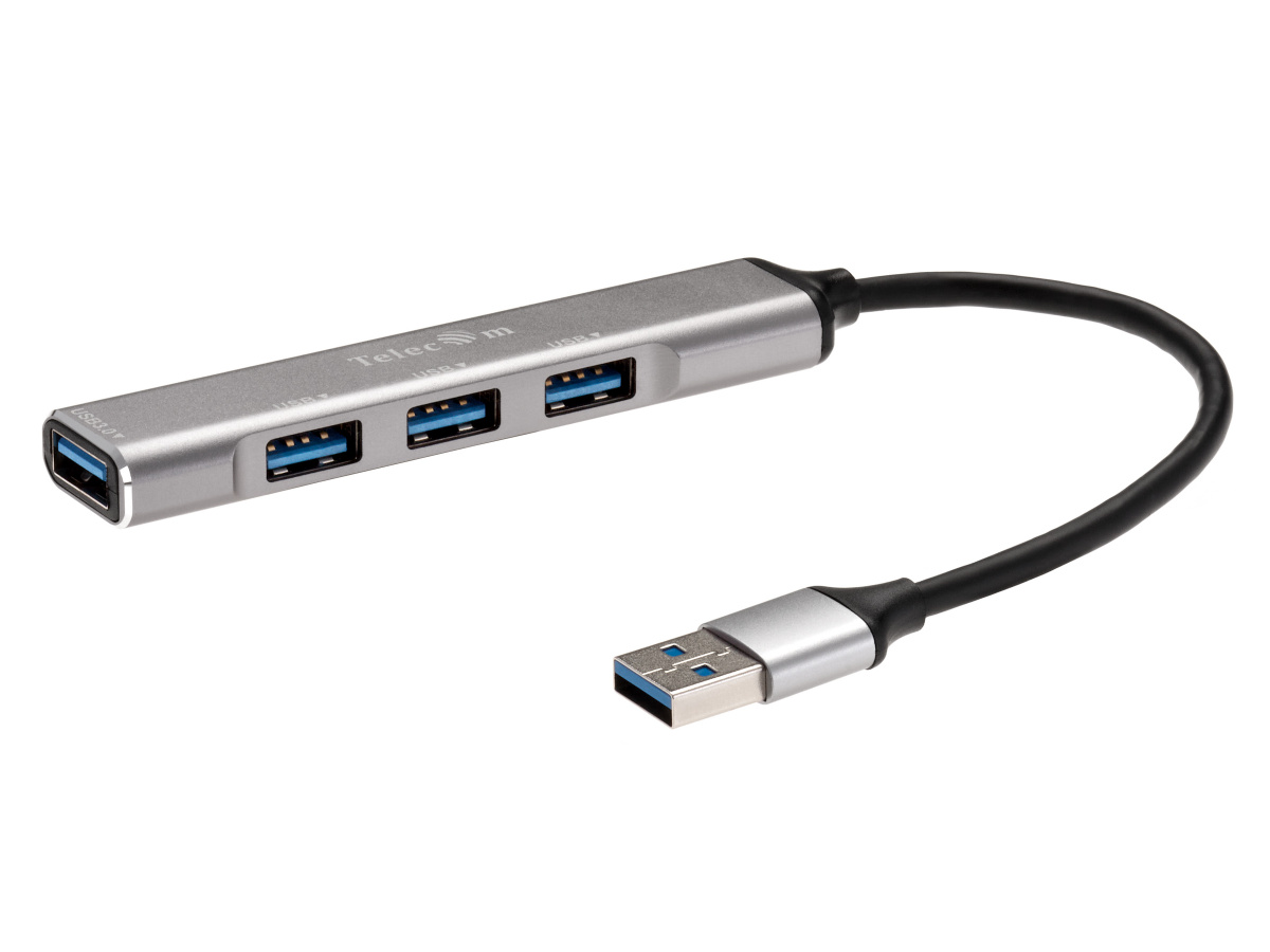 Переходник USB 3.0 адаптер / USB HUB / ЮСБ ХАБ "4 в 1" Telecom USB 3.0 ...