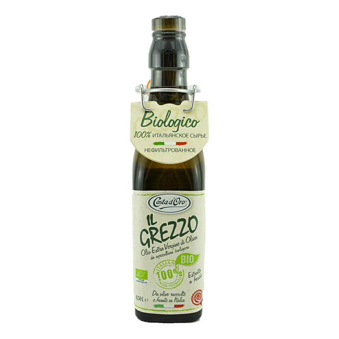 Оливковое масло Costa d'Oro Grezzo Extra Virgine 500 м — купить в ...