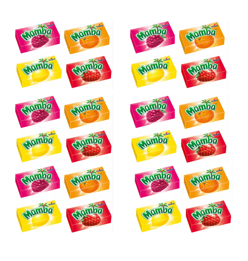 Жевательные конфеты "МАМБА" ассорти 26,5гр 24шт — купить в интернет ...