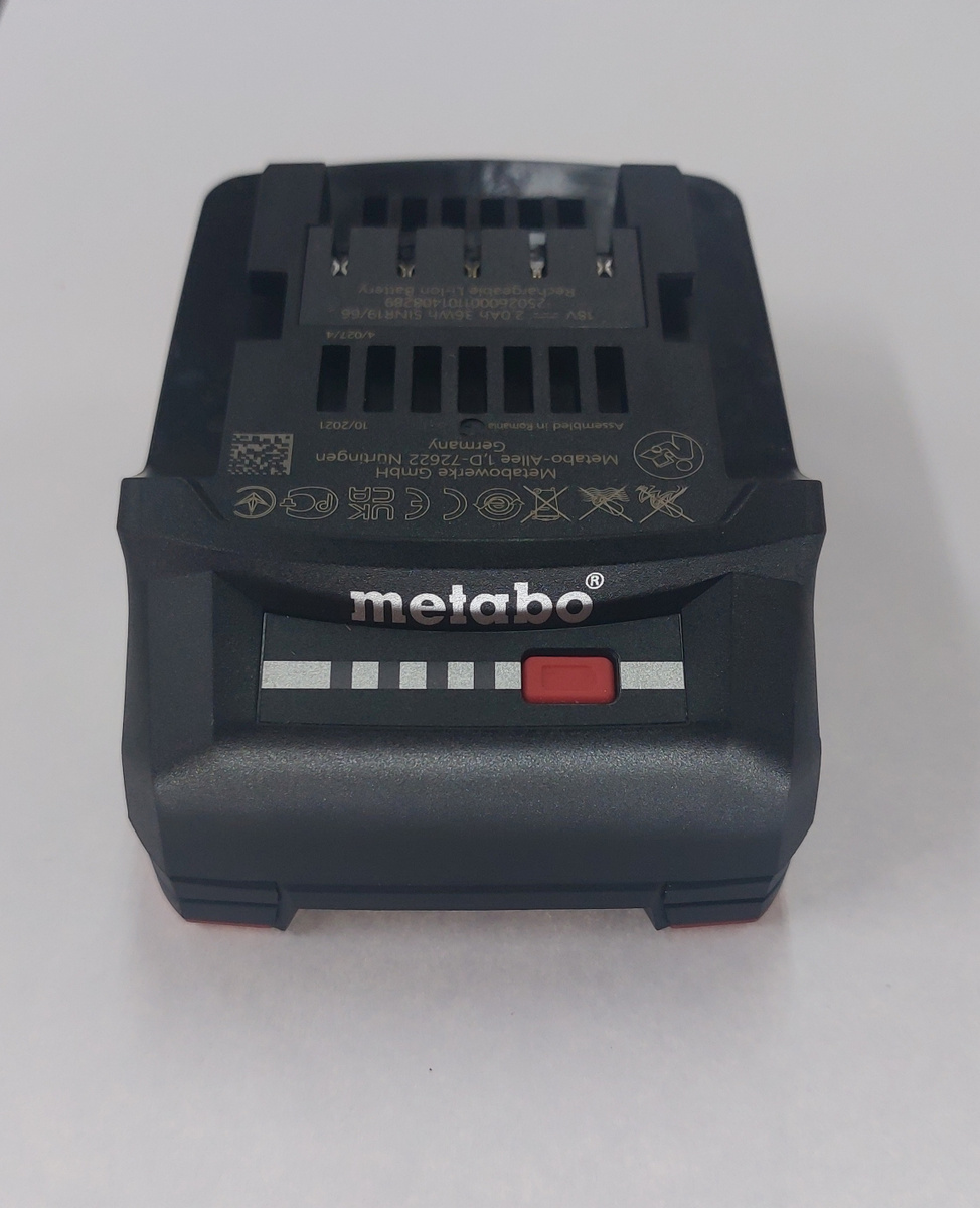 Аккумулятор Metabo Li-Power 18v 2.0Ah Li-Power нового образца ...