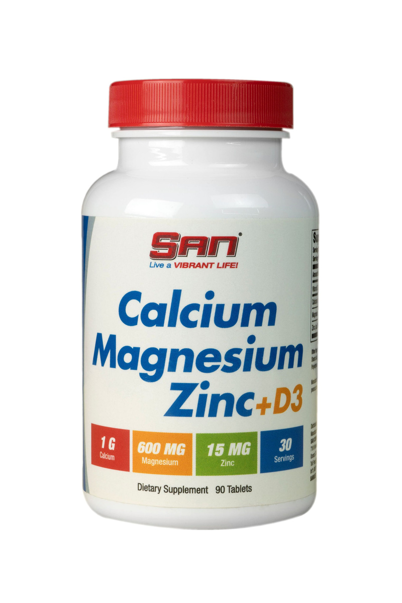 Витаминно-минеральный комплекс SAN Calcium Magnesium Zinc + Vit D3 (90 ...