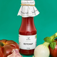 ОРГАНИЧЕСКИЙ ТОМАТНЫЙ КЕТЧУП / натуральный томатный кетчуп без сахара. Спонсорские товары