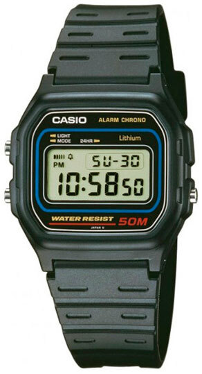 Наручные часы Casio W-59-1V. Часы наручные мужские кварцевые ...