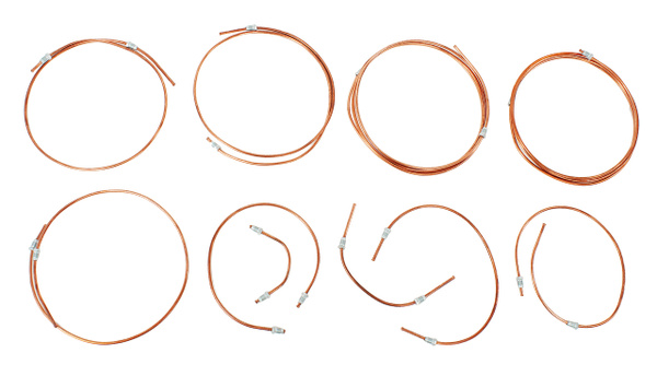 Трубка тормозная УАЗ-3163 комплект 10шт. (медь) ИЖАВТОТОРМ - арт. 3163 ...