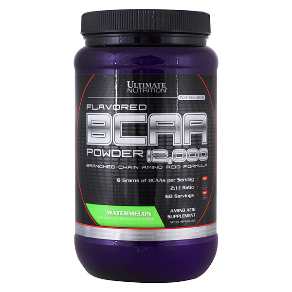 BCAA Ultimate Nutrition Flavored BCAA Powder 12000, 457 г, вкус: арбуз ...