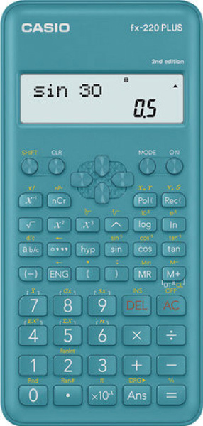 Калькулятор инженерный CASIO FX-220PLUS-2-S-EH (155х78 мм), 181 функция ...