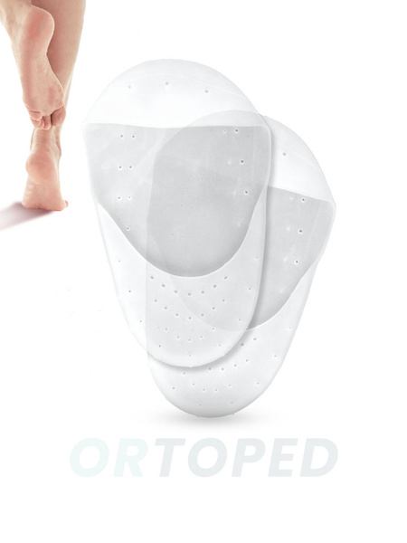 Силиконовые накладки - носочки для ног / Гелиевые носочки от мозолей и ...