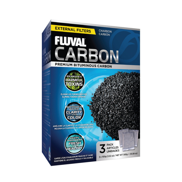 Наполнитель для аквариумного фильтра Активированный уголь Fluval Carbon ...
