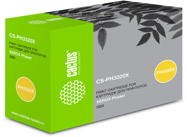 Расходник для печати Cactus 106R02306, Черный (black), для лазерного ...