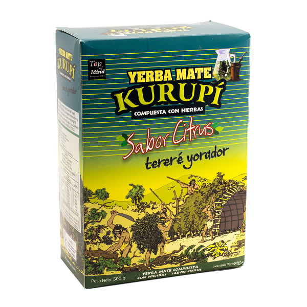 Чай Мате (Матэ, Йерба, Yerba mate) Kurupi Sabor Citrus, 500 гр ...