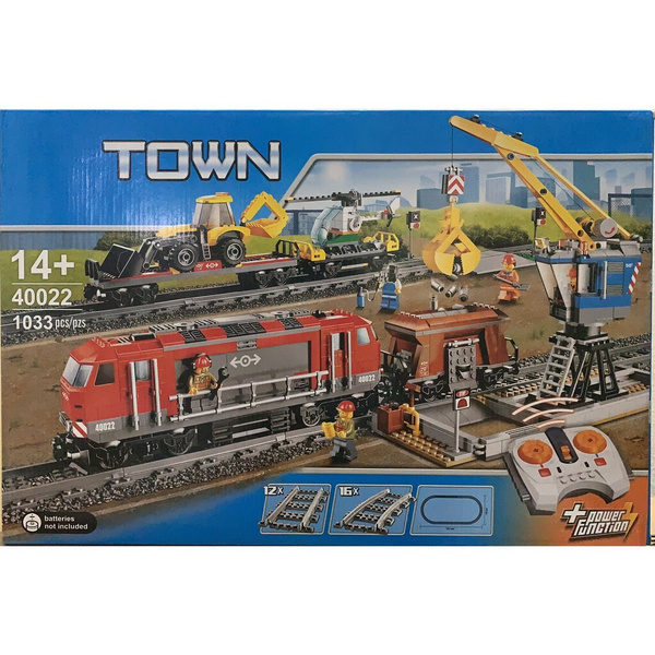 Конструктор City 40022 "Мощный грузовой поезд на управлении", 1033 ...