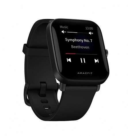 Купить смарт-часы Amazfit Часы Bip U Pro Black, экран 1.43" - купить по ...