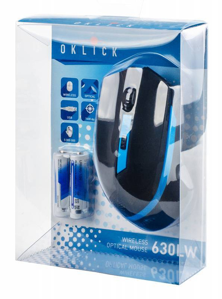 Игровая мышь беспроводная OKLICK 630LW 923003, черный - купить по ...