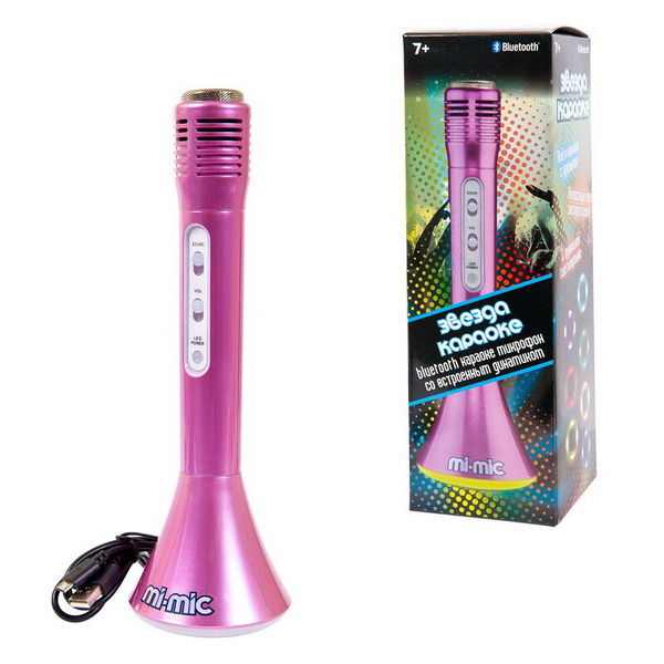 Микрофон детский ABtoys Mi-Mic "Звезда караоке", со встроенным ...