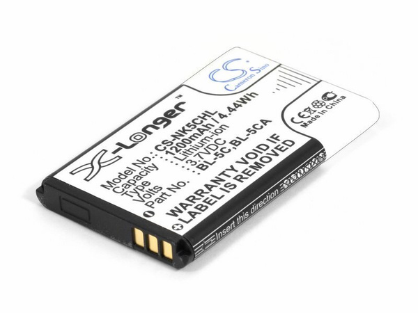 Аккумулятор для Nokia BL-5C, BL-5CA, BL-5CB, BL-5CV (1200mAh) - купить ...