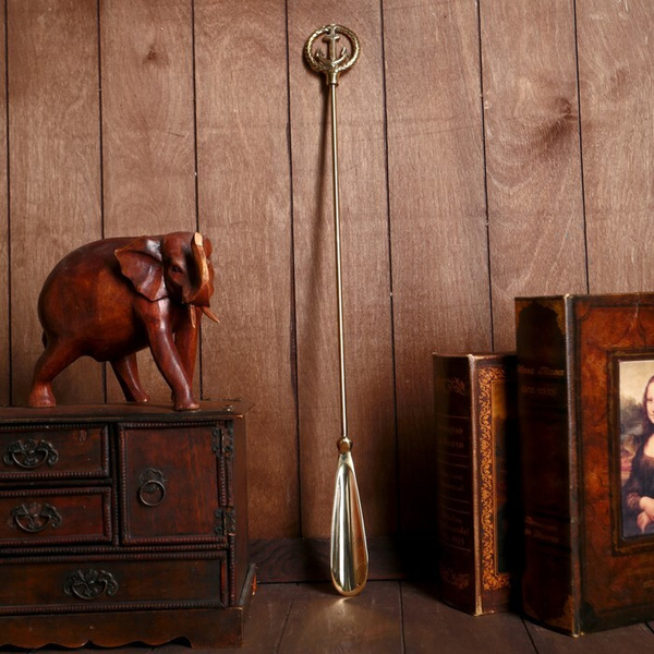 Ложка для обуви Якорь латунь 6х1х59 см купить на OZON по низкой цене ...