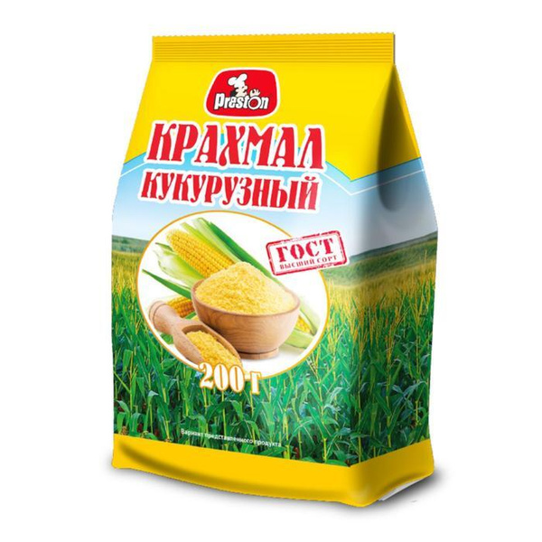 Крахмал кукурузный "Preston", 200 г - купить с доставкой по выгодным ...
