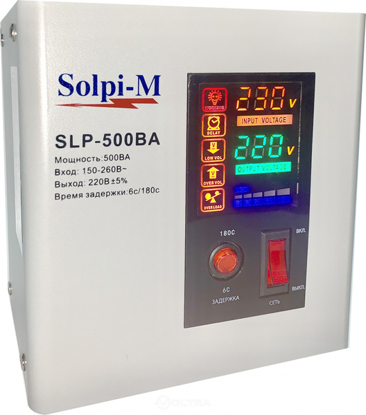 Стабилизатор напряжения Solpi-M SLP-500BA new купить по низкой цене с ...
