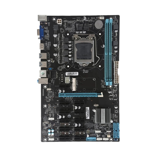 Материнская плата B250 для майнинга BTC с 12 слотами для видеокарты PCI ...