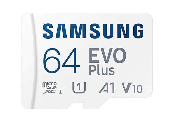 Samsung Карта памяти EVO Plus 64 ГБ (Карта памяти Samsung microSDXC 64 ...