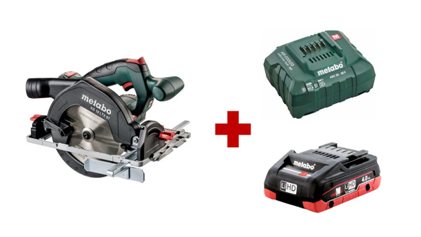 Пила дисковая аккумуляторная Metabo KS 18 LTX 57 T03480 с АКБ и ЗУ ...