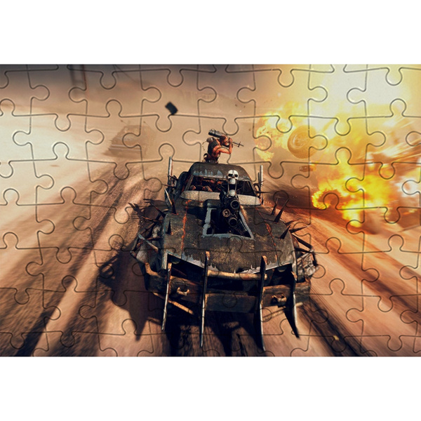 Пазл Картонный 29x20 см Mad Max (Безумный Макс, мэд макс, дорога ярости ...
