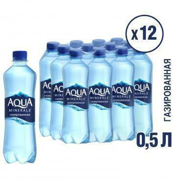 Aqua Minerale Вода Газированная 500мл. 12шт - купить с доставкой по ...