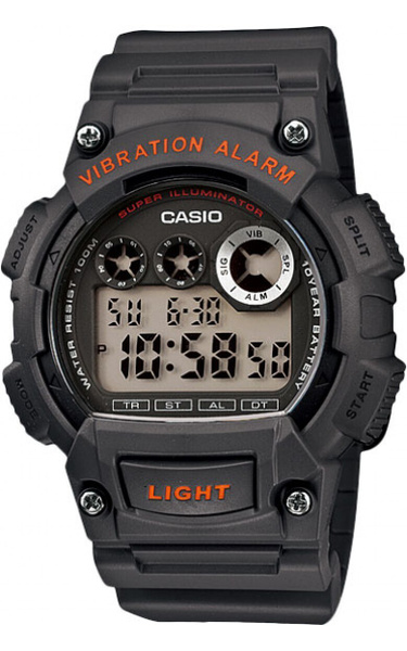 Японские мужские наручные часы Casio Collection W-735H-8A электронные ...