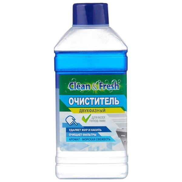 Очиститель двухфазный для посудомоечных машин Clean&Fresh "Морская ...