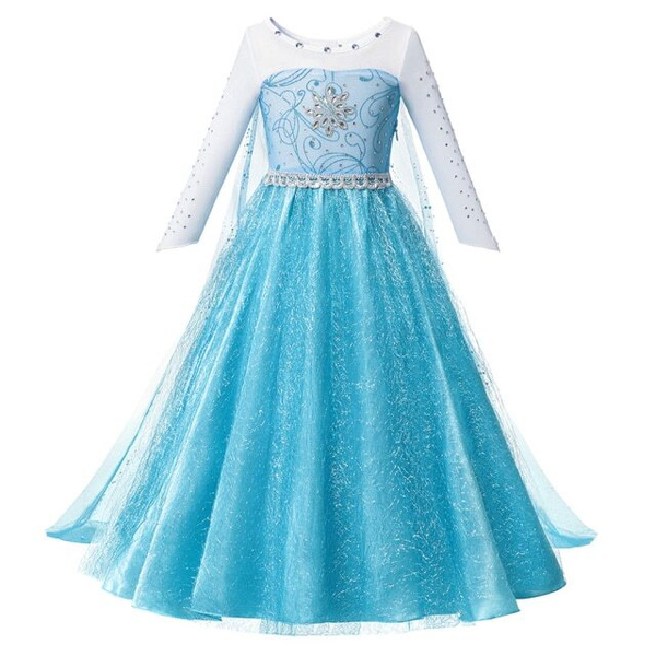 Frozen Платье принцессы Холодное сердце Анны и Эльзы для девочек ...