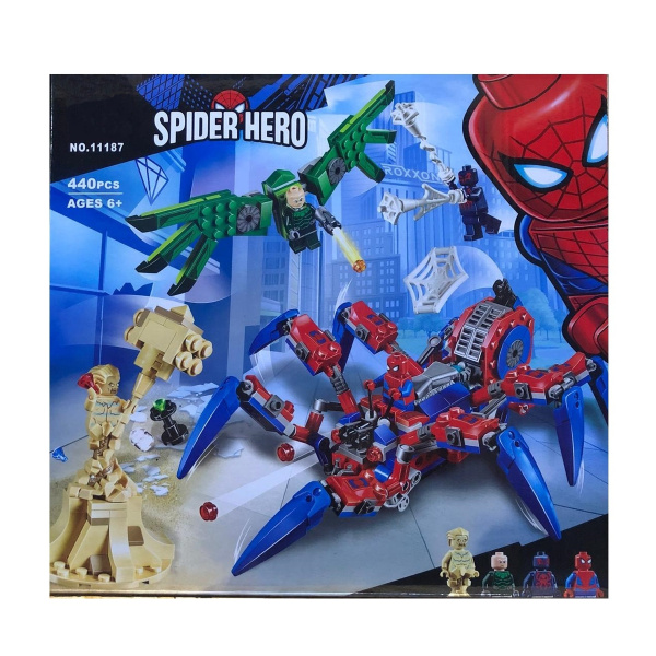 Конструктор Spider Man Спайдермен Человек-паук 11187 Вездеход Человека ...