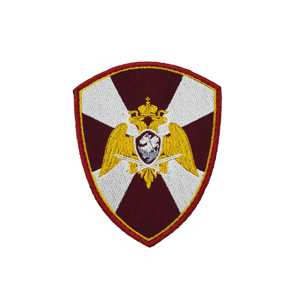 Шеврон (нашивка) вышитый Росгвардия, общий, принадлежность к росгвардии ...