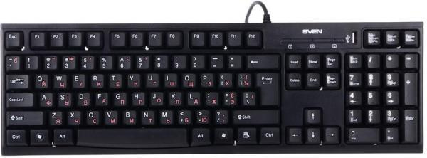 Мембранная клавиатура Sven Standard 304 USB+HUB купить по низкой цене ...