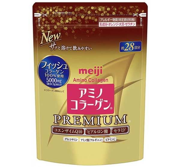 Коллаген MEIJI Amino Collagen Premium гидролизованный низкомолекулярный ...