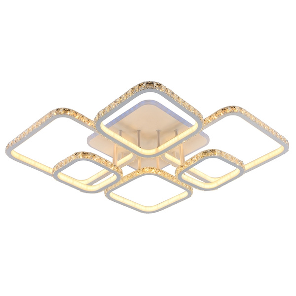Люстра потолочная светодиодная с пультом ДУ Profit Light 8010/6 WHT ...