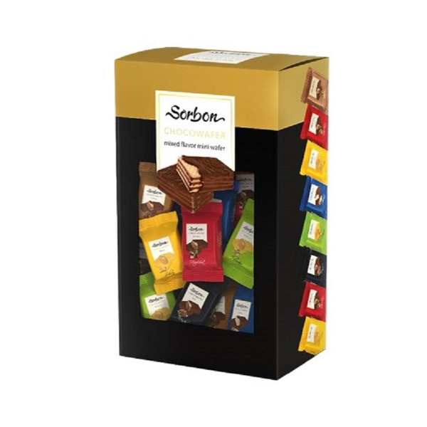 Конфеты вафельные в шоколаде Sorbon Mix, 300 грамм - купить с доставкой ...