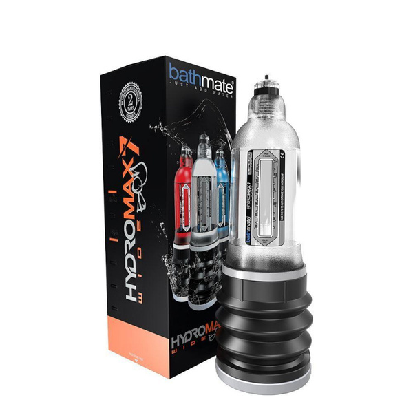 Гидропомпа Bathmate HYDROMAX7 Wide Boy CRYSTAL прозрачная вакуумная ...