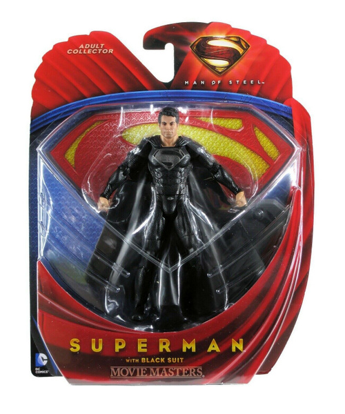 SUPERMAN MAN OF STEEL MOVIE MASTERS IN BLACK SUIT 2013 SNYDER SUPERMAN MAN OF STEEL MOVIE MASTERS IN BLACK SUIT 2013 SNYDER