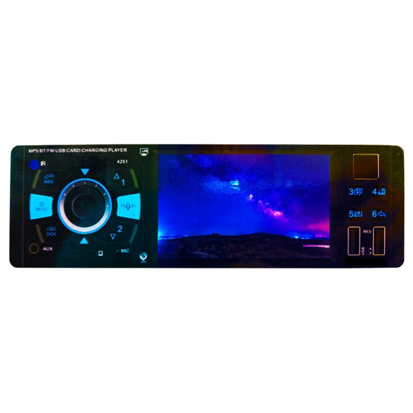 Автомагнитола 1 DIN Ok-JVC MP5-4253 пульт и 7 цветов подсветки1 DIN ...
