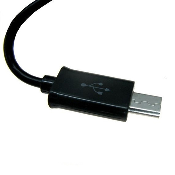 Кабель Дата micro USB - USB длинный штекер черный тех. упаковка ...